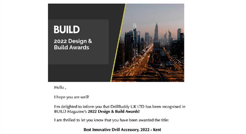 Build 2022 awards nomination